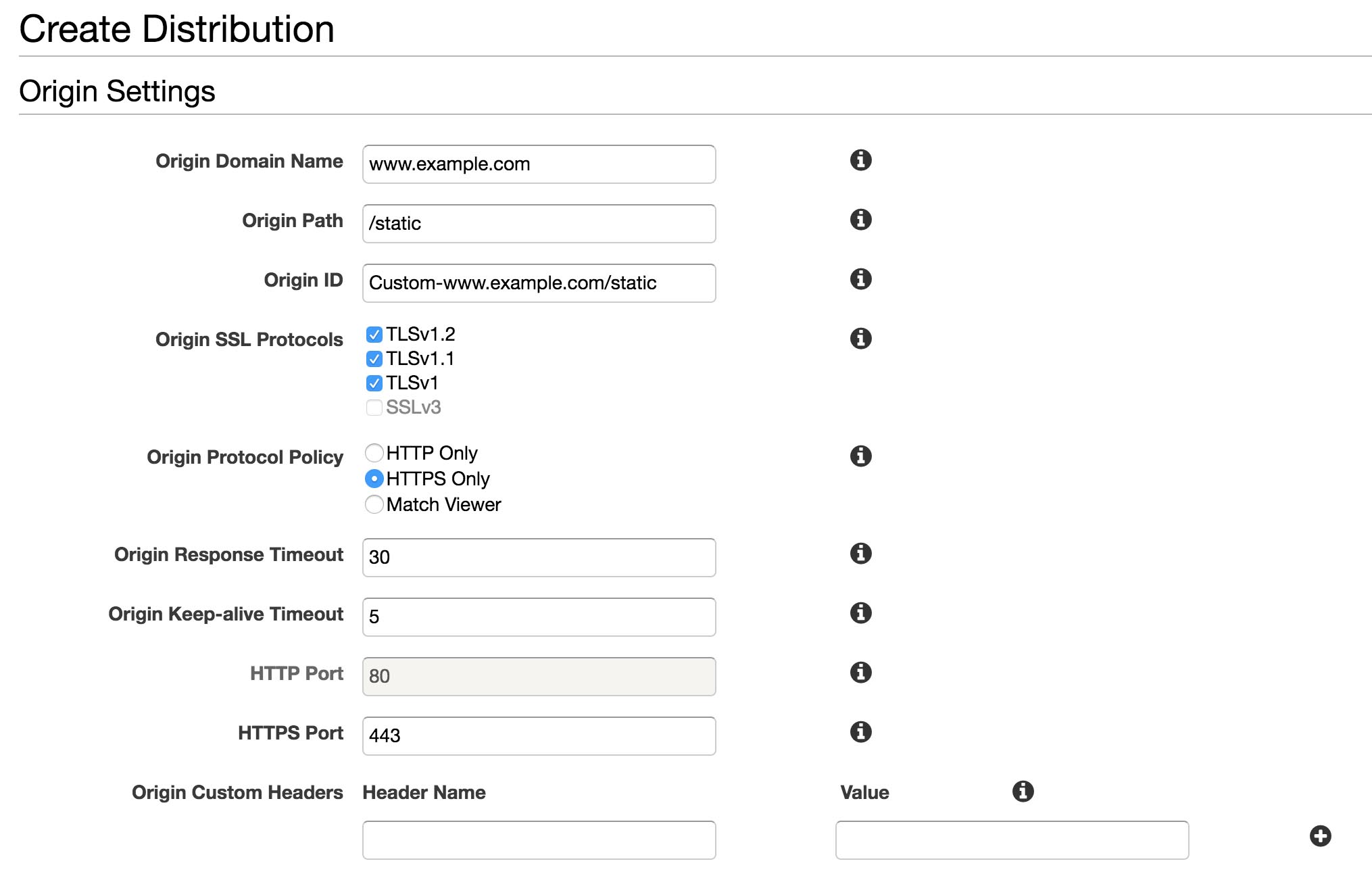 Create Distribution