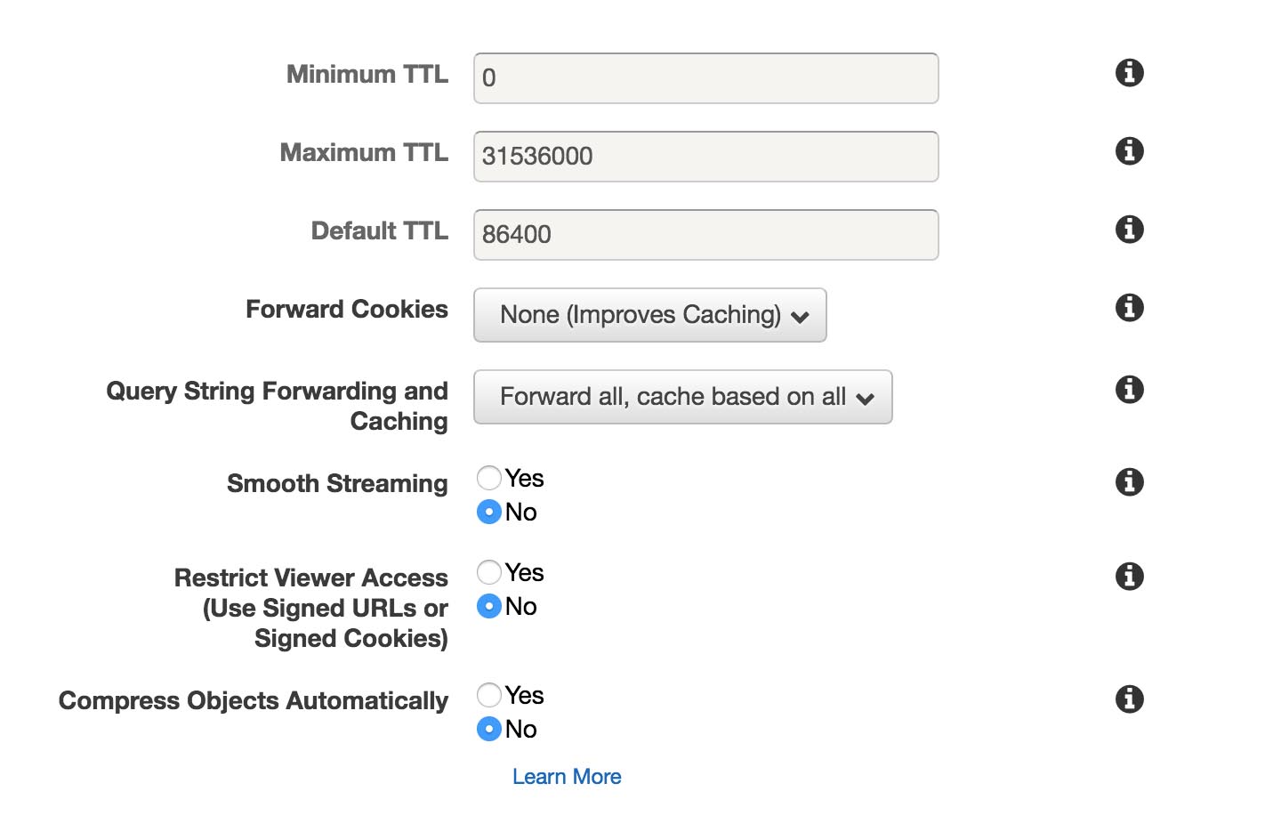 Query String Forwarding And Caching